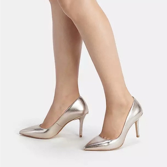 Coach Wiley Women's Metallic Pumps - Picture 1 of 14